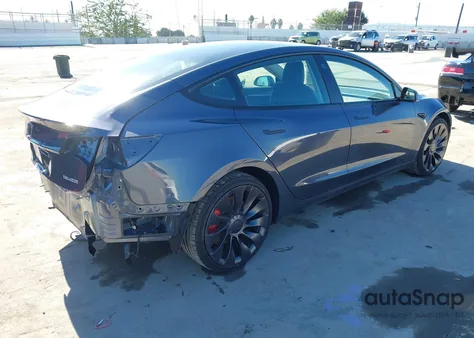 2023 Tesla Model 3 Performance Dual Motor All-Wheel Drive from USA, damaged, VIN 5YJ3E1EC1PF580894